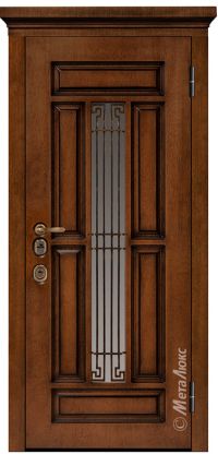 Стальная дверь МетаЛюкс «СМ1712/3 Е2» вид снаружи