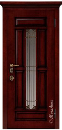 Стальная дверь МетаЛюкс «СМ1712/10» вид снаружи