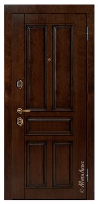 Стальная дверь МетаЛюкс «М425/32» вид снаружи