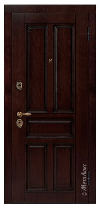 Стальная дверь МетаЛюкс «М425/14» вид снаружи