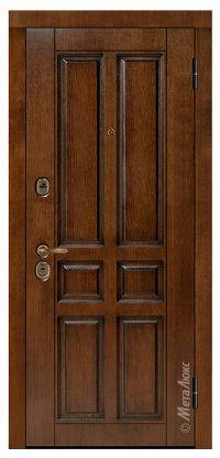 Стальная дверь МетаЛюкс «М427/16» вид снаружи