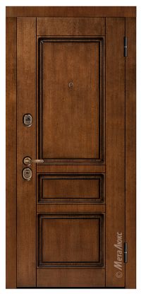 Стальная дверь МетаЛюкс «М429/9» вид снаружи