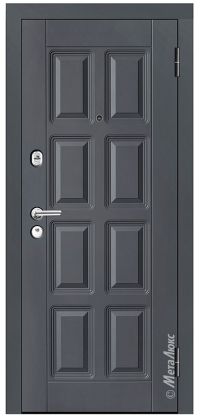 Стальная дверь МетаЛюкс «М396» вид снаружи