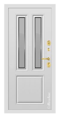 Стальная дверь МетаЛюкс СМ6001 вид изнутри