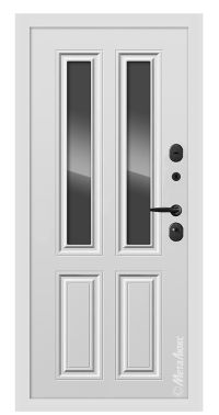 Стальная дверь МетаЛюкс СМ6021 вид изнутри