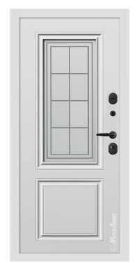 Стальная дверь МетаЛюкс СМ6022 вид изнутри