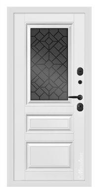 Стальная дверь МетаЛюкс СМ6002 вид изнутри
