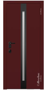 Стальная дверь МетаЛюкс СМ6014 вид снаружи