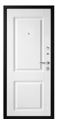 Стальная дверь МетаЛюкс «М78/1» вид изнутри