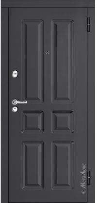 Стальная дверь МетаЛюкс «М354/1» вид снаружи