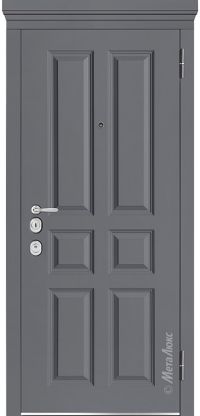 Стальная дверь МетаЛюкс «М1001/5 E» вид снаружи