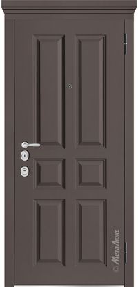 Стальная дверь МетаЛюкс «М1001/10 E» вид снаружи