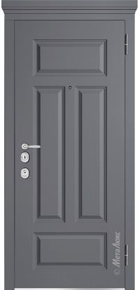 Стальная дверь МетаЛюкс «М1002/5 E» вид снаружи