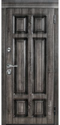 Стальная дверь МетаЛюкс «Идеал М706» вид снаружи