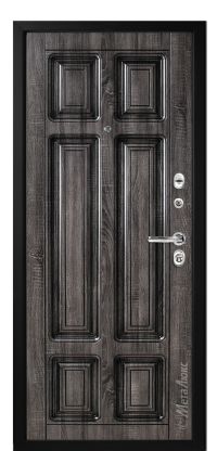 Стальная дверь МетаЛюкс «Идеал М706» вид изнутри