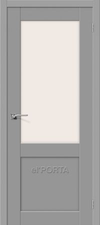 межкомнатная дверь el'Porta «Порта-2» (Стекло «Magic Fog», Серый)