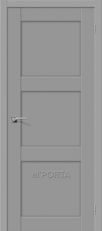 межкомнатная дверь el'Porta «Порта-3» (Без стекла, Серый)