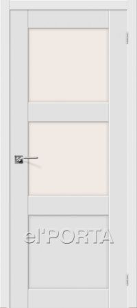 межкомнатная дверь el'Porta «Порта-4» (Стекло «Magic Fog», Белый)
