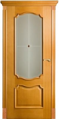 Межкомнатная дверь Оникс «Венеция» (остекленная двухфиленчатая, анегри)